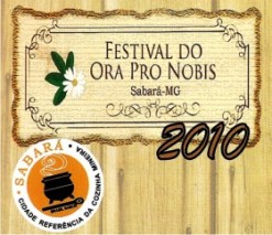 Logomarca do 14o Festival do Ora-Pro-Nobis - Sabará (MG)