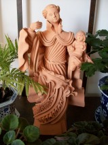 Santo Antônio... presente da Dona Terezinha, nossa mainha, e da amiga Tina