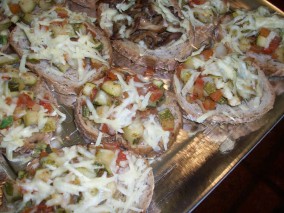 Bruschetta de Abobrinha e Tomate