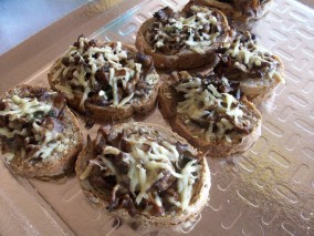 Bruschetta de Shimeji