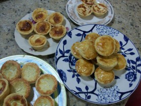 Os 4 Sabores da Megas Empadinhas Maneiras do Sandro: Frango, 3 Queijos, Geleia de Damasco com Requijão Cremoso e Geleia de Goiaba com Queijo Minas